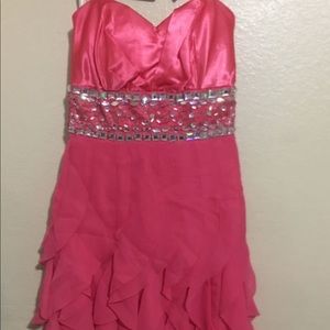 Pink prom dress